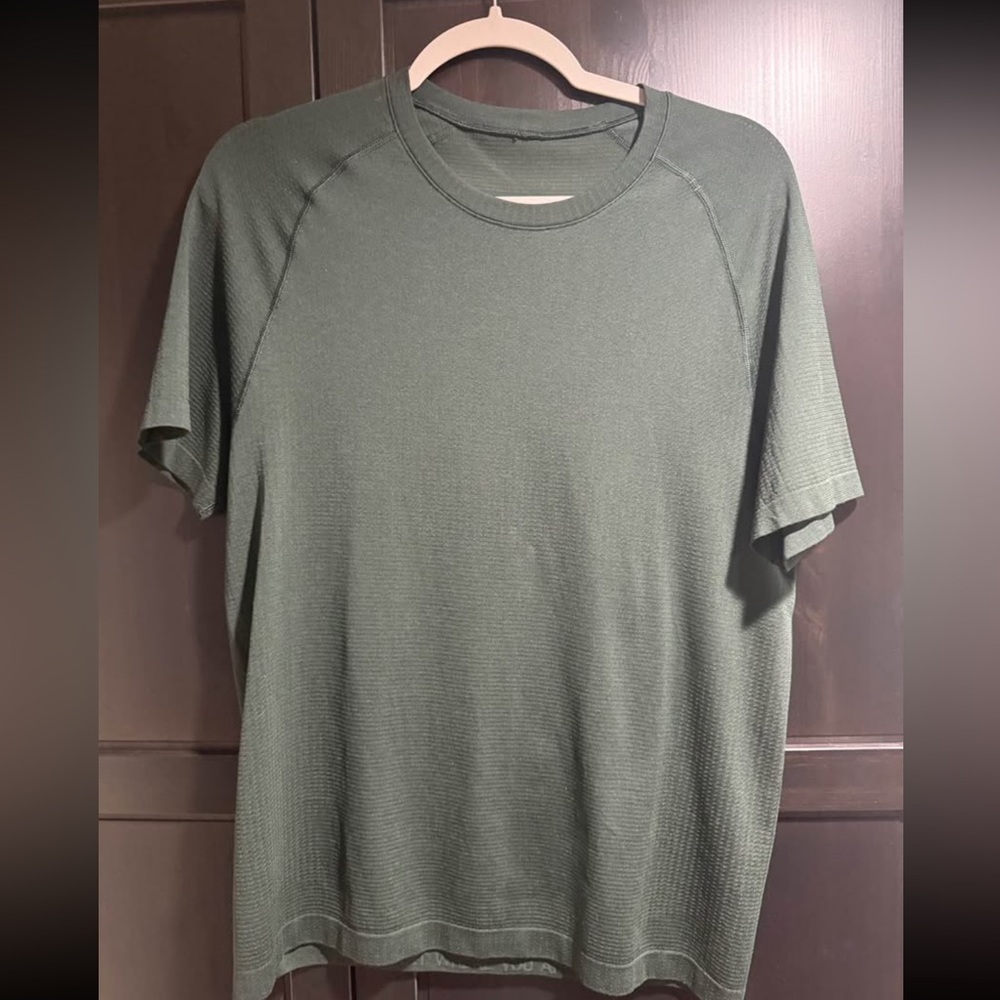 Lululemon Green Metal Tech Shirt